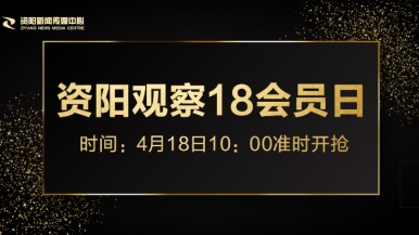 大鸡吧插进来网站在线观看福利来袭，就在“资阳观察”18会员日